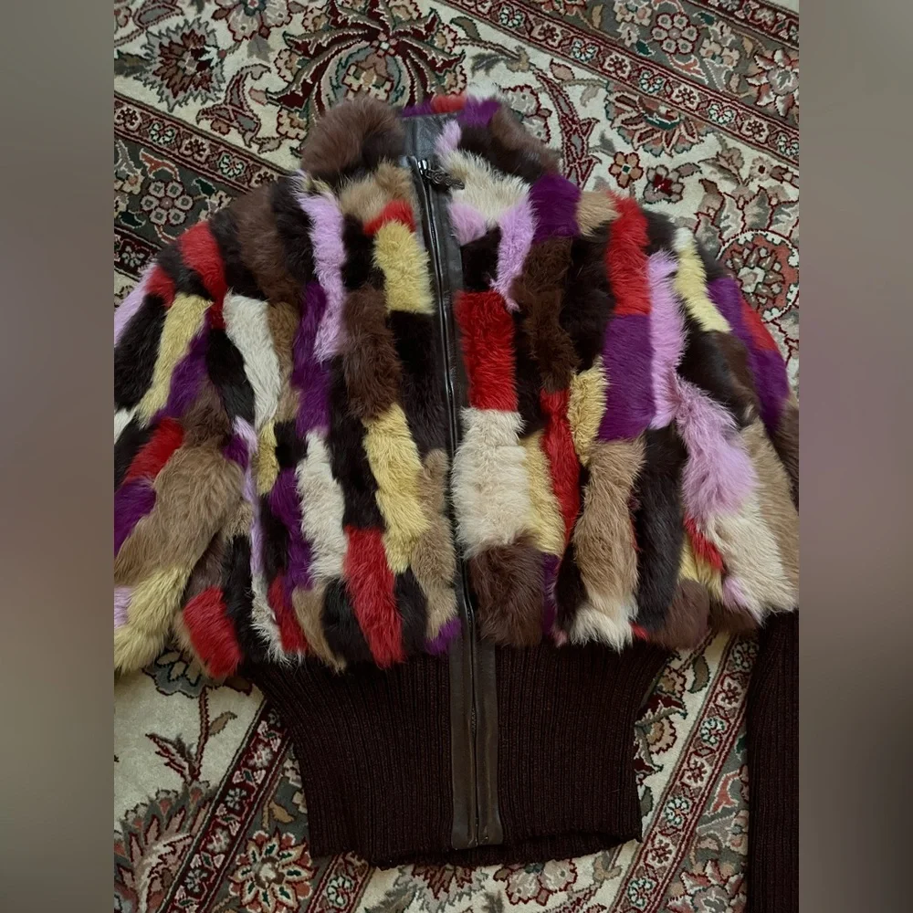 Ebené Rabbit Fur Jacket - Picture 2 of 5